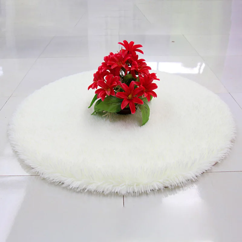 Washable soft fluffy decor luxury area carpet artifical faux fur rug carpet for bedroom living room home