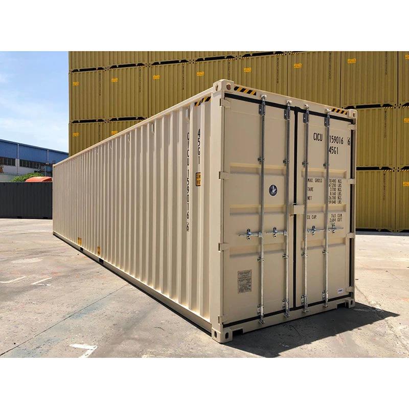 double door shipping container prefab new 40 HQ sea cargo portable dry ISO of
