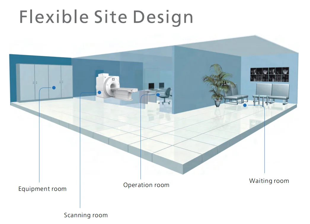 High End Magnetic Resonance Imaging System 1.5 T MRI Scanners Active Shielding Method MRI Machine Medical System Scanner