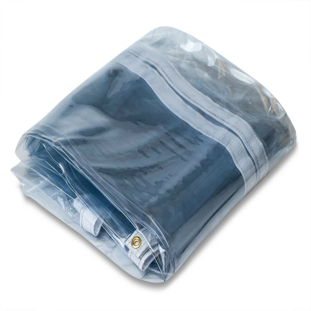
heavy duty 20mil transparent waterproof fabric 