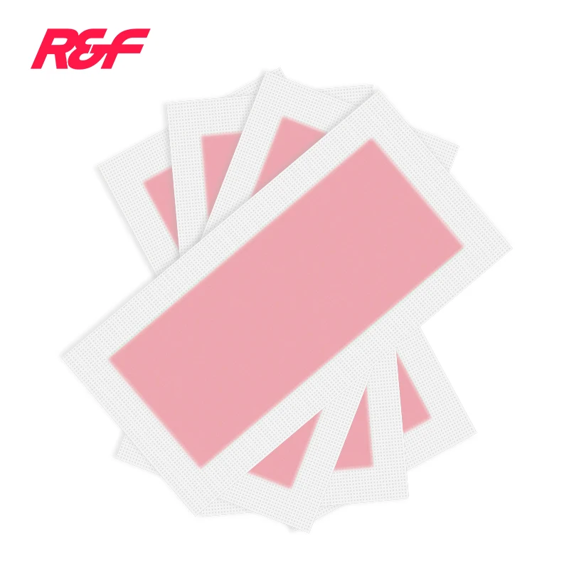 Double Sided 2 Strips Hair Removal Wax Strips Waxing Sticker For Lip Eyebrow Face Underarms