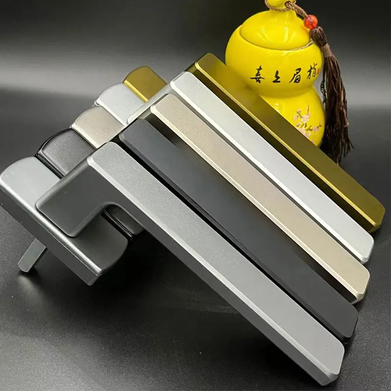 High-end Luxury Factory Mass Production Pull Window Handle Lock Accessories Aluminum Zinc Alloy  Door  Window Handle