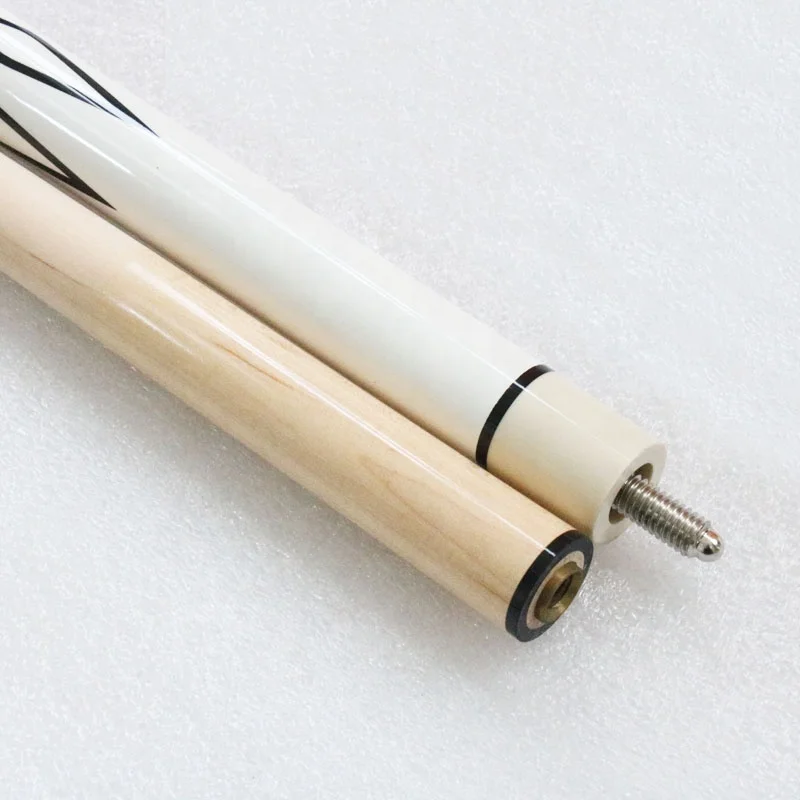 
Maple Wood 1/2 Jointed 57 inch 58 inch 12/13mm Tip Billiard Pool Cue Wood Stick 