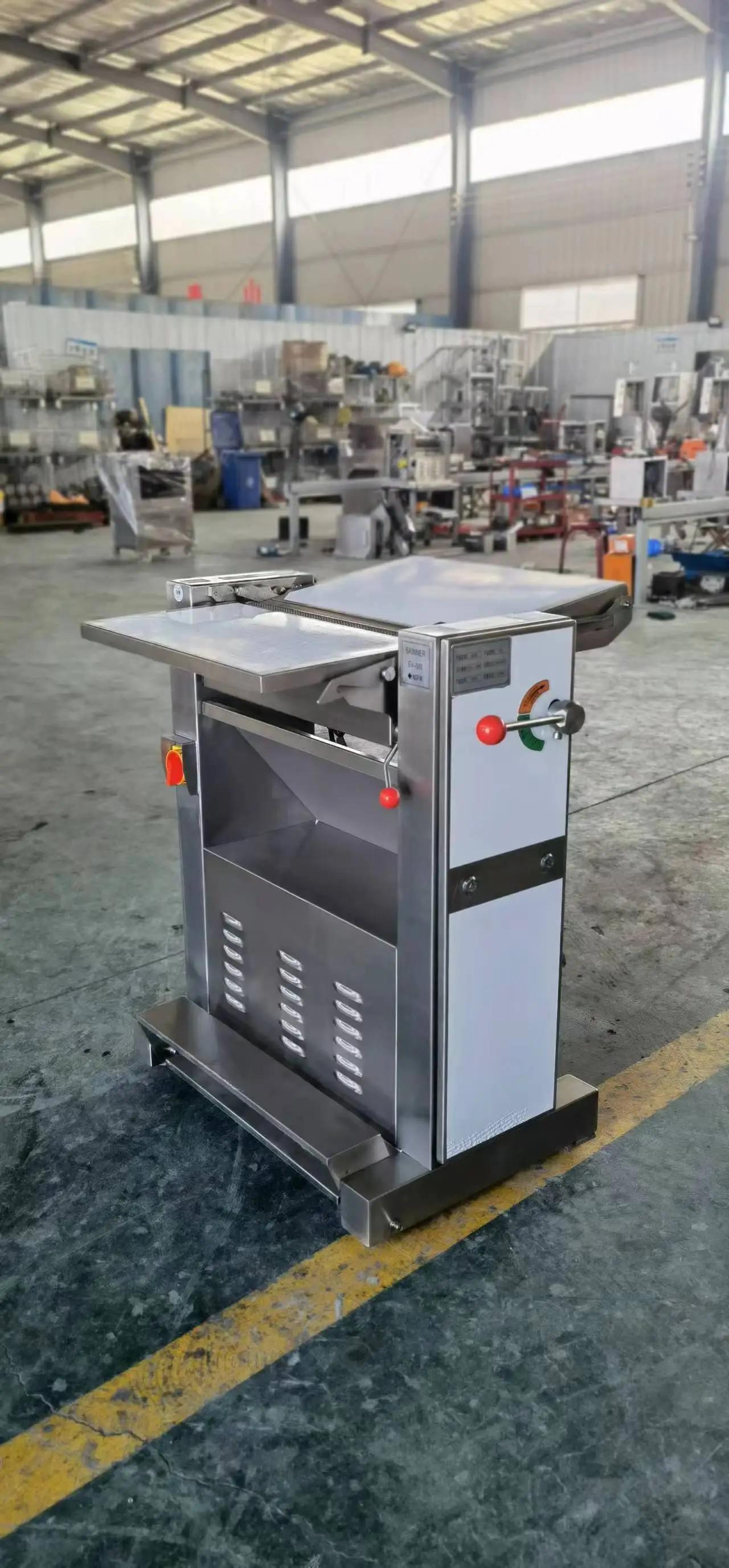 GOOPIKK Food Grade 304 Stainless Steel Electric Automatic Shawarma Raw Meat Slicer Sheeter for BBQ Shop Shawarma Kebab Making