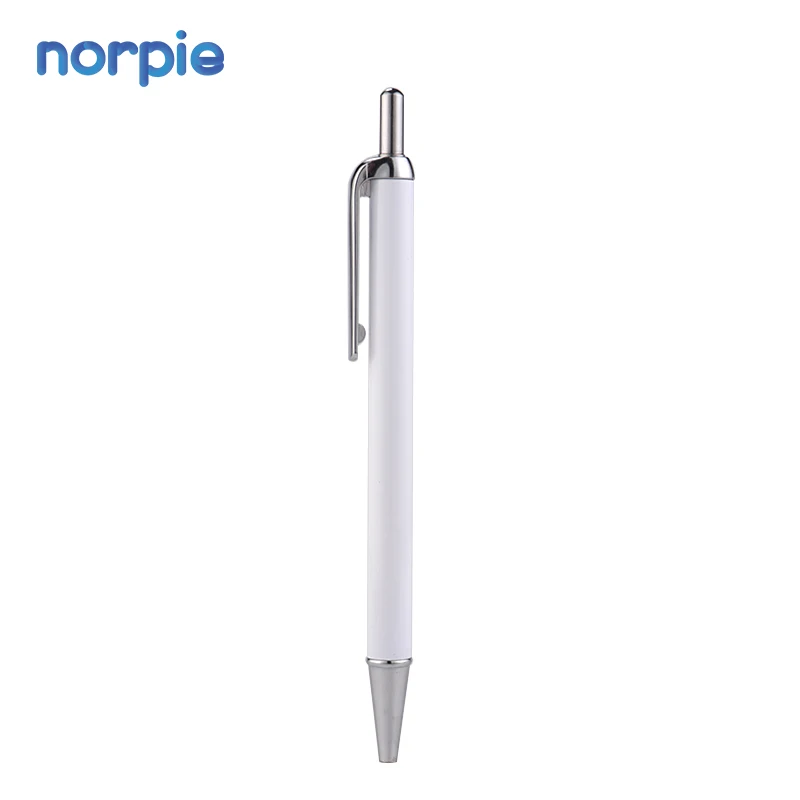 Metal Pen Sublimation Press Retractable Pen with Clip Sublimation Pen