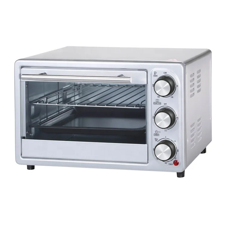 16L 1200W  Electric Oven with Three Adjustable Knobs