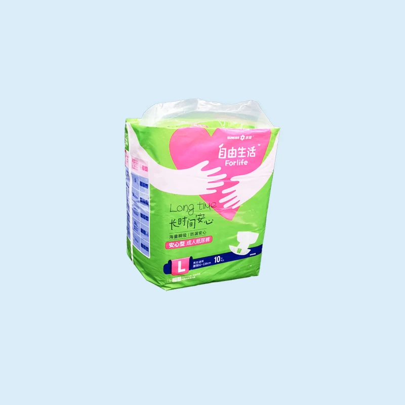 
high quality pink tape adult baby girl night diapers 