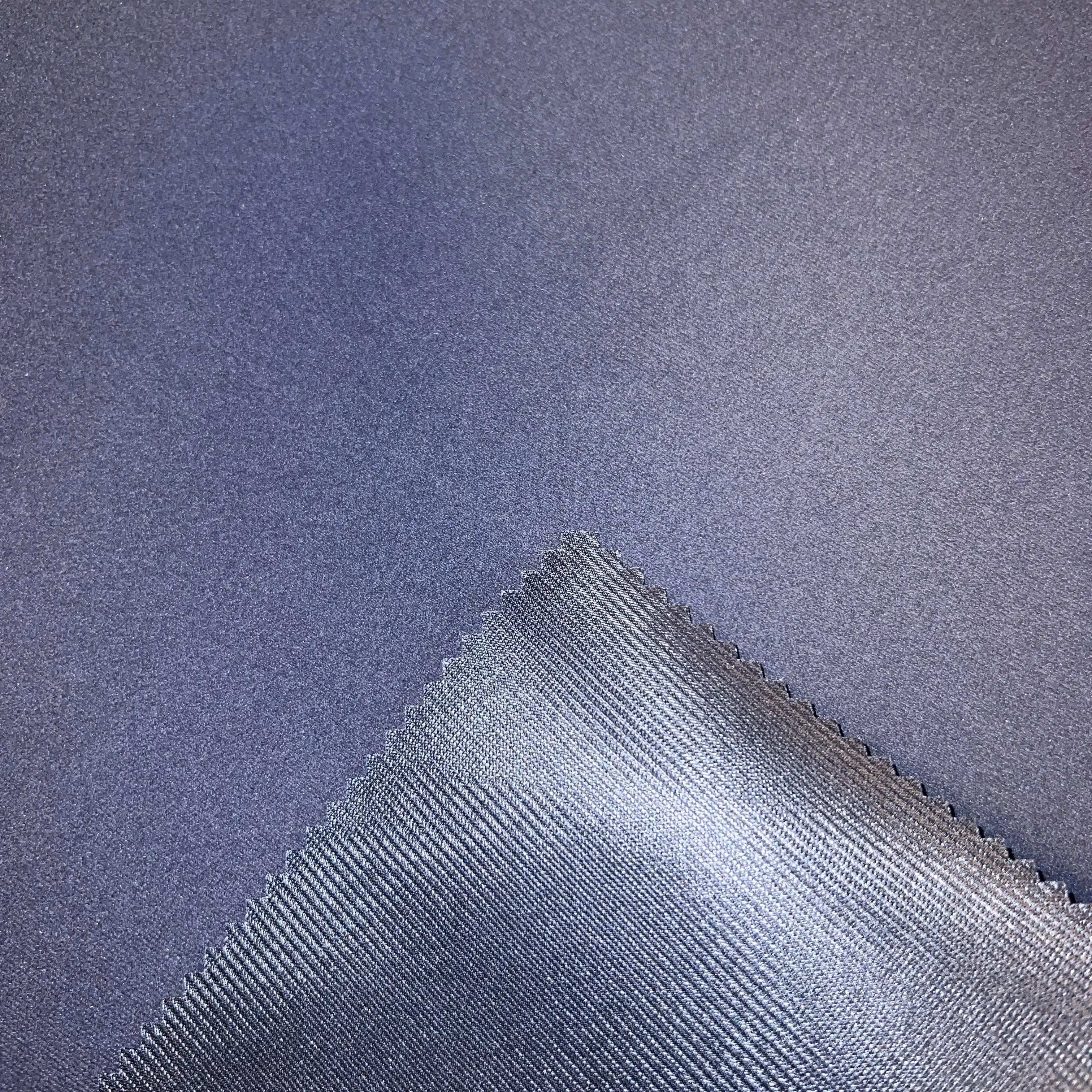 Flock Fabric Polyester Rayon 100gsm velvet fabric Woven Tricot Knitting Flocking Velvet Self-Adhesive Fabric