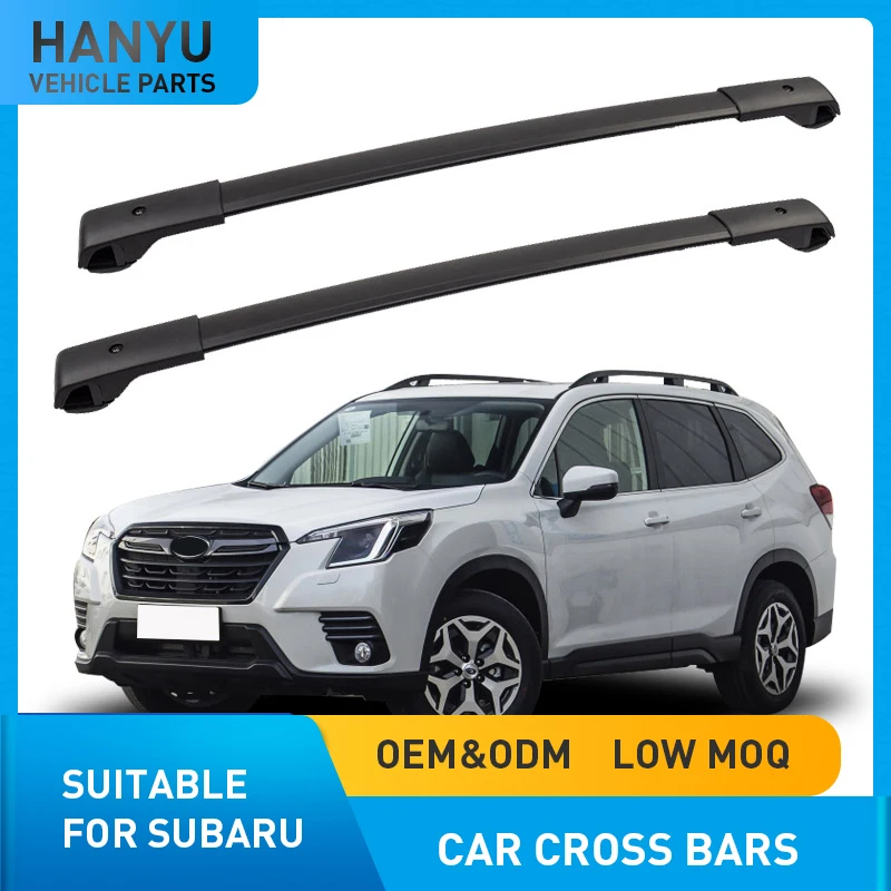 High Quality Auto Removable Black Car Roof Rack Cross Bar For Subaru Forester 2014-2021