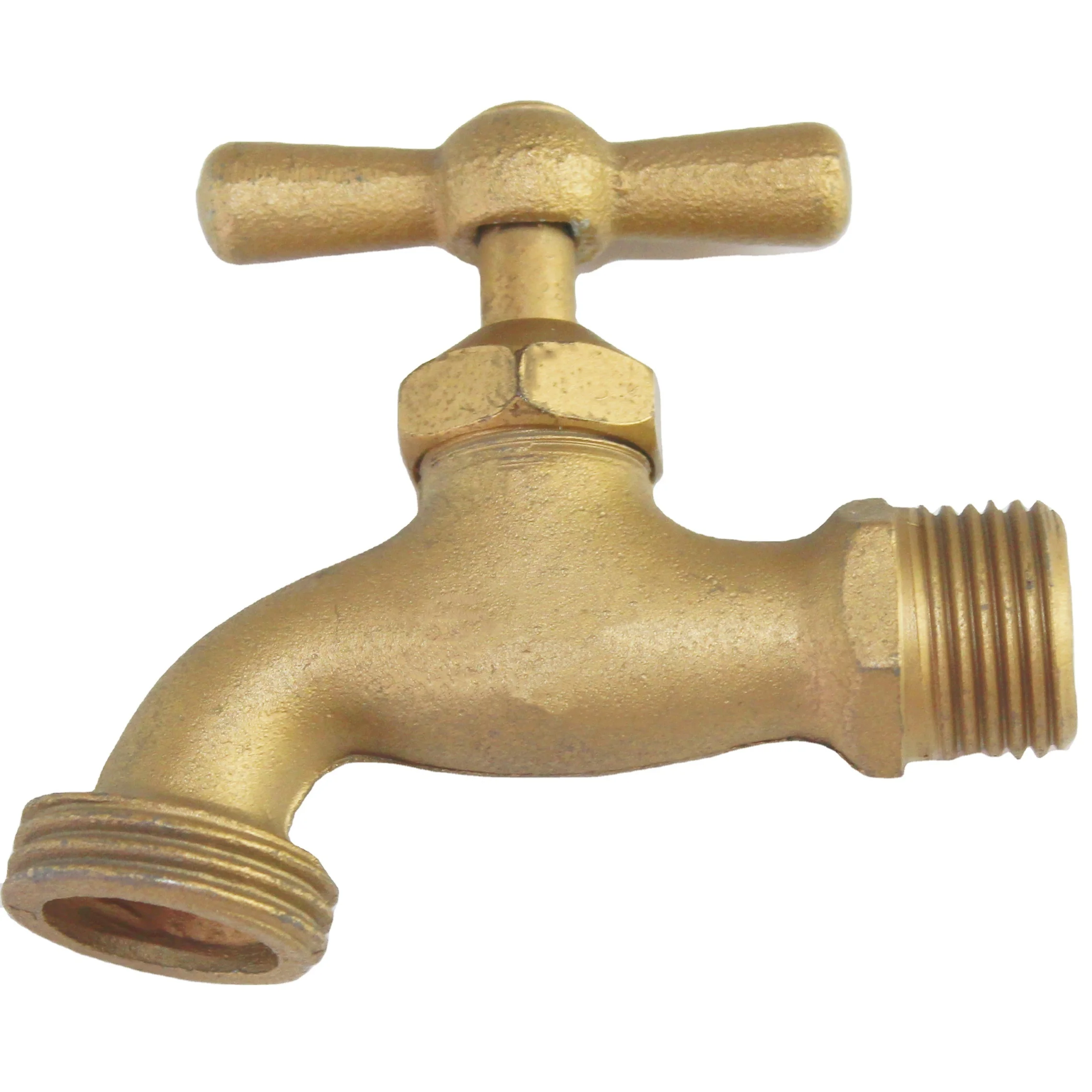 Hot -selling JIDA Brass Garden spherical water faucet Brass Bibcock Valve Makers wholesale direct sales