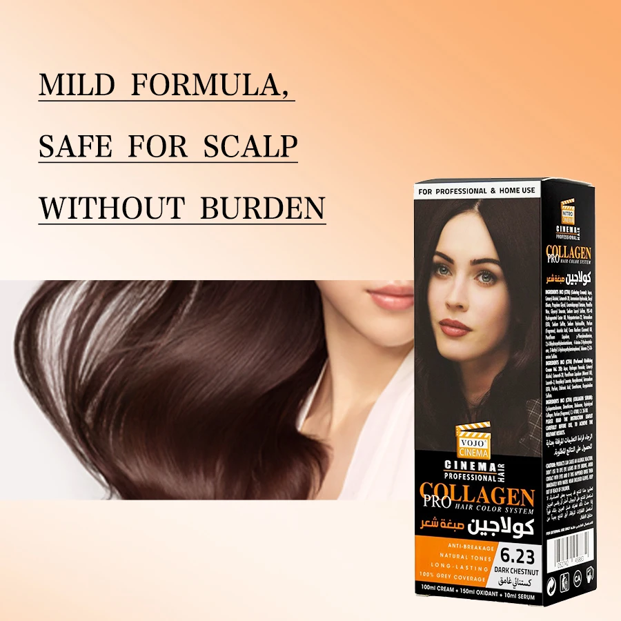Private label Salon hair dye color Factory Price Semi Permanent Professional Hair Color Cream