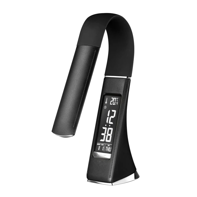 Adjustable Table Light With Calendar Temperature Alarm Clock Eye Protect Study Reading Flexible  LED Desk Lamp