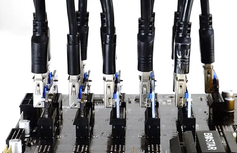 TB360-BTC PRO Материнская плата 12 GPU компьютера добычи Рог материнская I8 I9 процессор