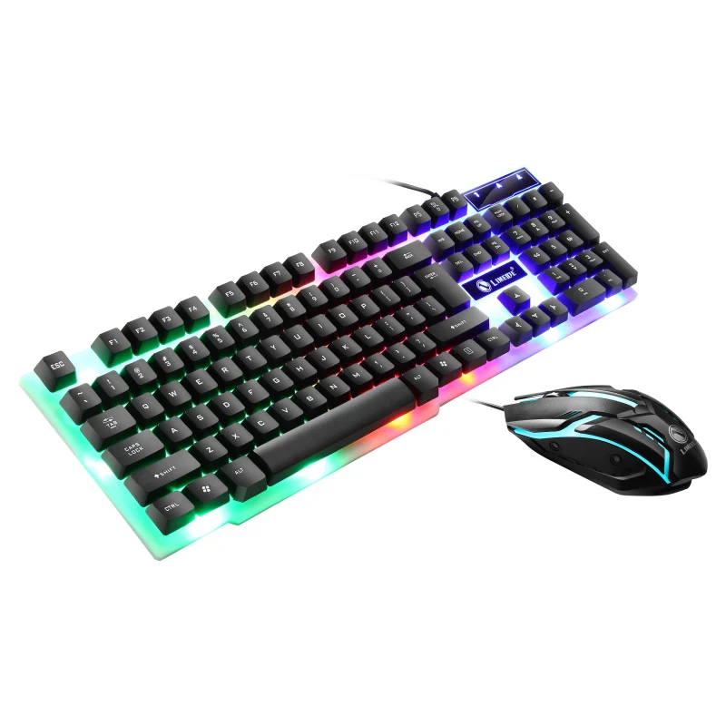 Custom Rgb De Laptop Gamer Kit Wireless Gaming Ergonomic Keyboard and Mouse Combos Set