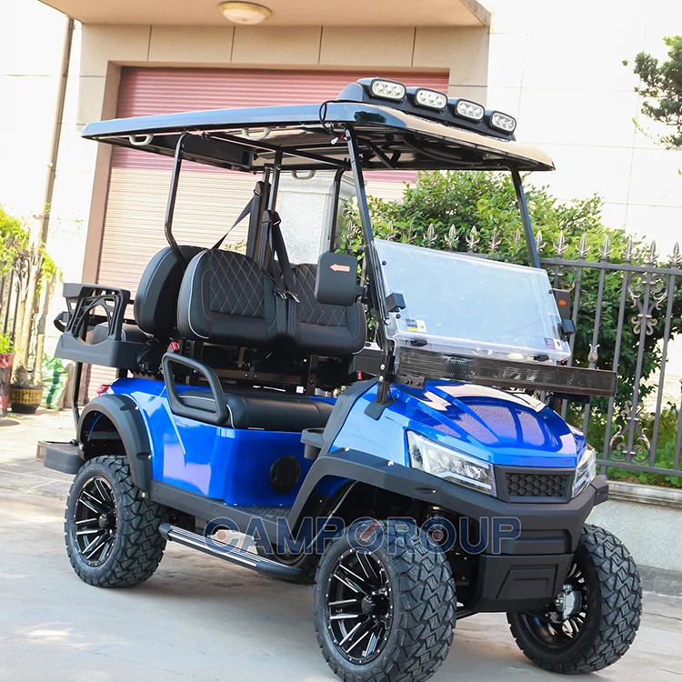 Оптовая продажа американская одобренная литиевая тележка для гольфа 4wd внедорожный клубный автомобиль экскурсионная электрическая