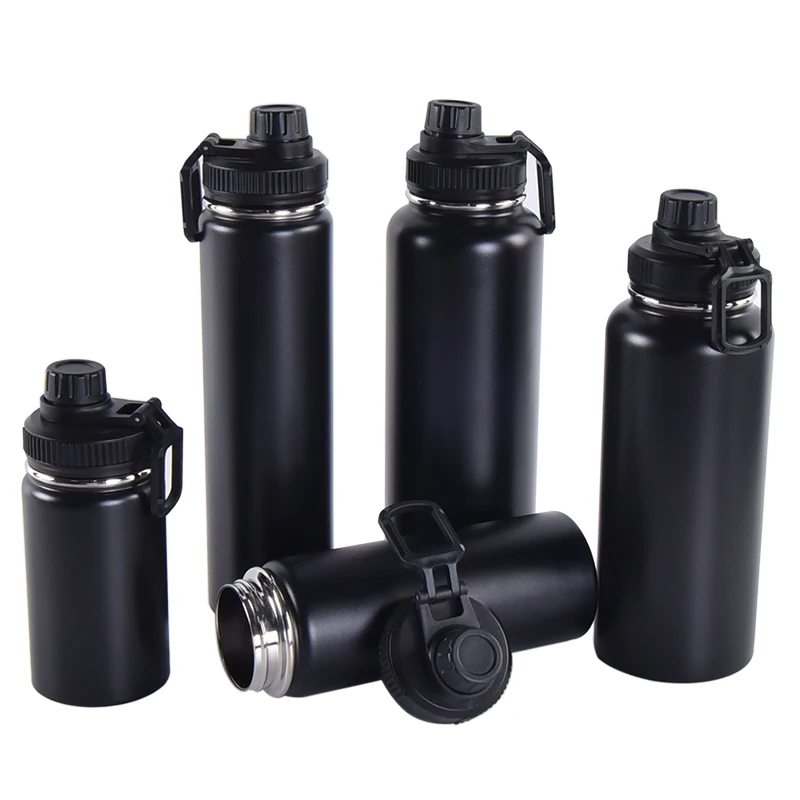 Wholesale No Minimum Oem Customizable 18Oz 22Oz 32Oz 40Oz Vacuum Cup Fashion New Color Water Sport Bottles With Straps