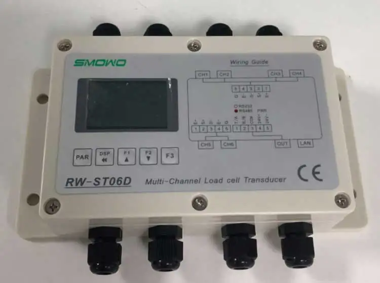 Smowo 6-мВ канальный входной RW-ST06D Modbus RS485 цифровой дисплей датчик нагрузки