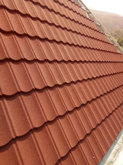 Weathered Resistant Roofing Materials Cheap Roof Shingle Stone Coated Metal Steel Tile
