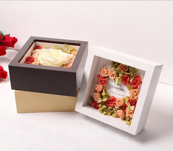 Wholesale High Quality Custom Creative Wall Art 3D Display Shadow Box 8x10 12x12 Home Decor Picture Photo Frame With MDF Back