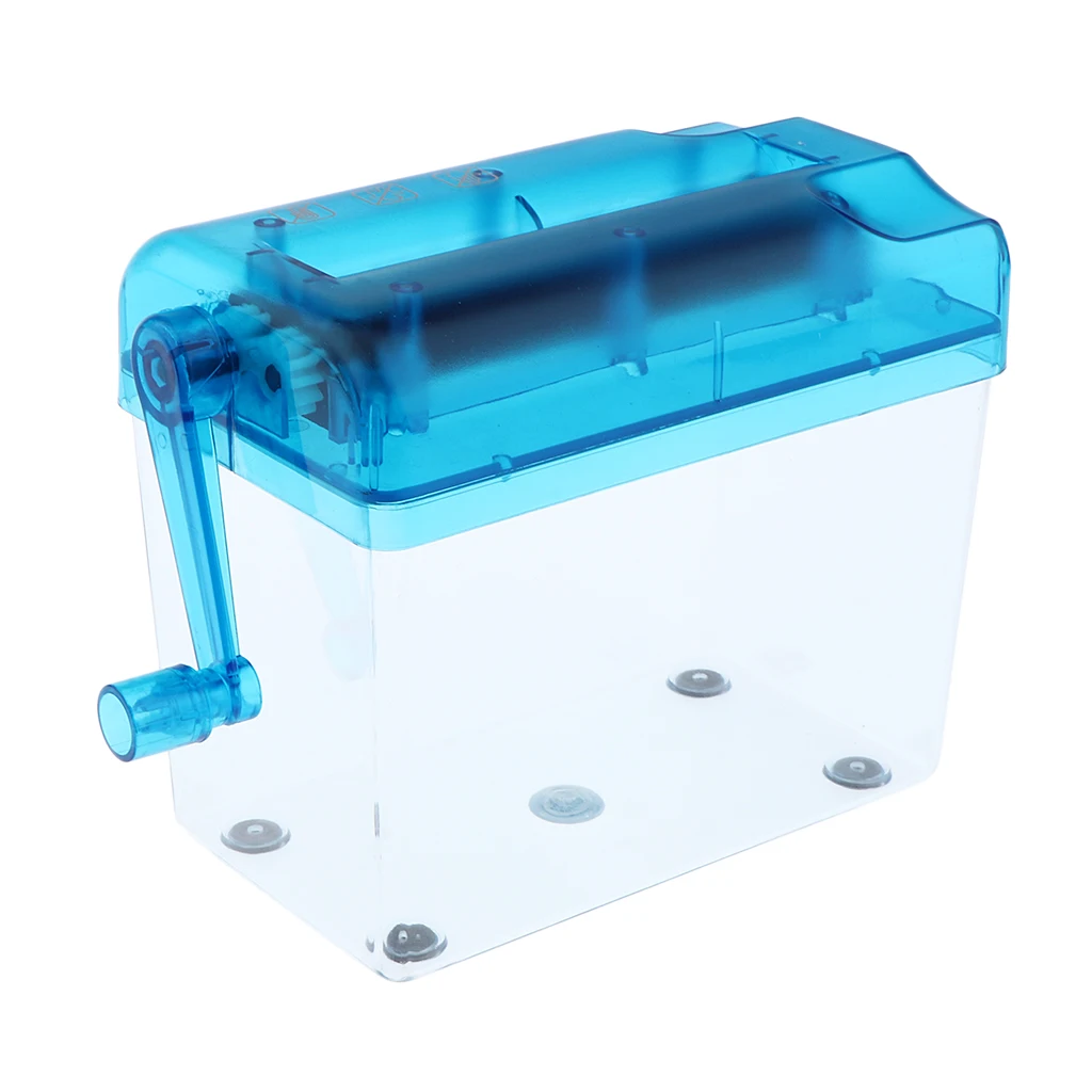 Mini Manual Hand Paper Shredder  A4 Paper Documents Cutting Machine Tools for Office Home School Supplies