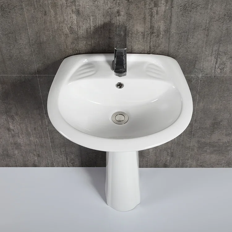 Sanitary ware ceramic bathroom pedestal sink/basin/basin Cheap price