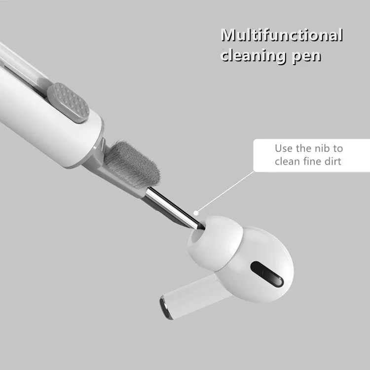 New Design Earbuds Clean Pen For AirPods Pro 3rd Generation Wireless Earphones Cleaning Brush Pen For Laptop Airbuds Cleaner Kit