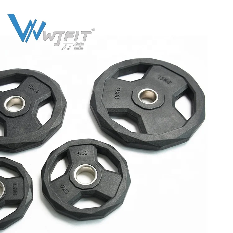 Good Price Gym Free Weight Dumbbell Set Custom Logo Hand Grip Rubber Weight Barbell Plate Set For Health Club