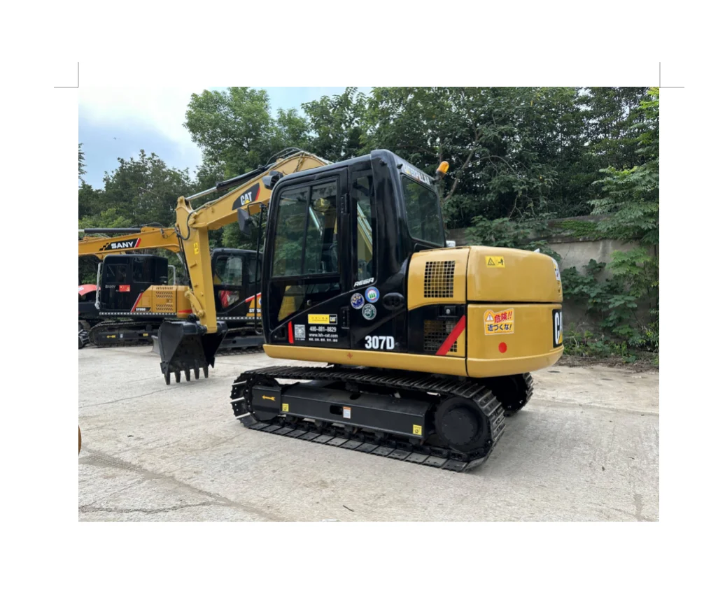 Excellently working Cat307D caterpillar mini excavators for sale in China at very cheap price