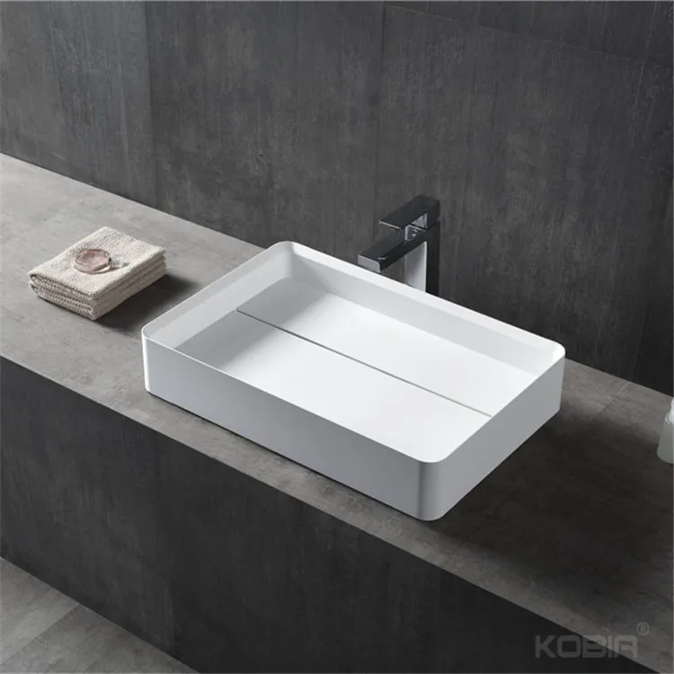 Two sizes factory price modern design bathroom vanity sink basin bathroom