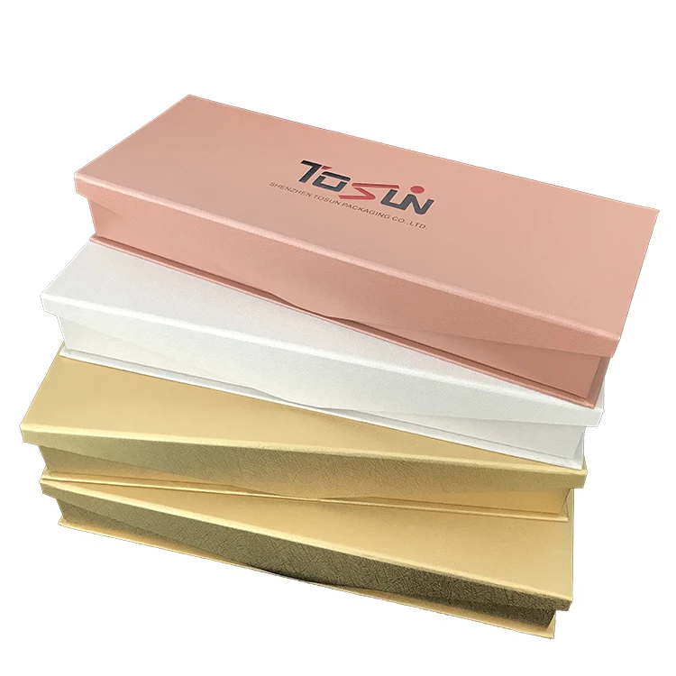 TOSUN Book-shaped White Hair Salon Paper Box Hair Straightener Packaging Magnetic Boxes