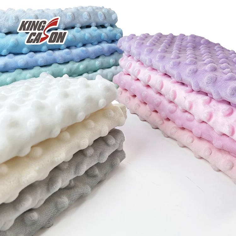 Fresh Color 95% Polyester 5% Spandex Customization Solid color Drop Needle Super Soft for Home Textile Cushion Baby Adult Pets
