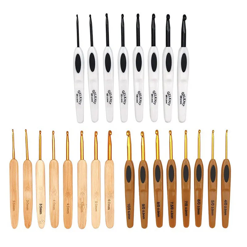 Hot selling 8pcs/set crochet hook set Three kind of knitting needles Handicraft tools