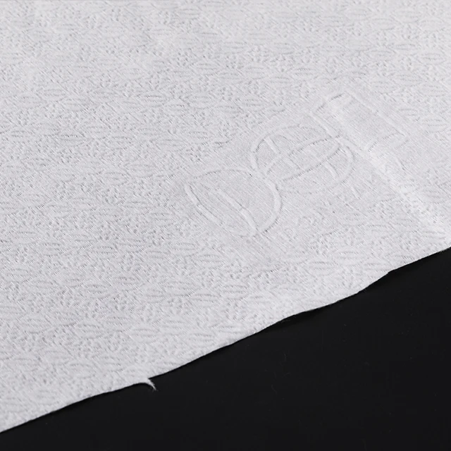 MINGYU Strength factory manufacturer customize pp 40 gsm cotton Baby Diaper parallel spunlace nonwoven fabric for wet Wipes