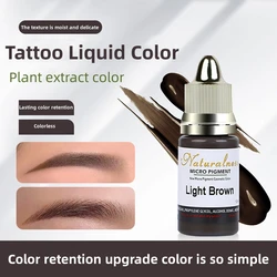 Hot Selling Tattoo Liquid color 12ml Eyebrow Contact Lenses Eyeliner Eyebrow Color Lotion