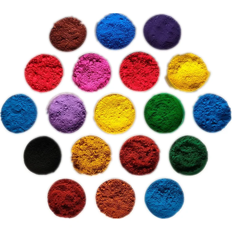 professional customized 25kg blended iron oxide pigments diy yipin pigment iron oxide powder dye fe3o4 for bricks