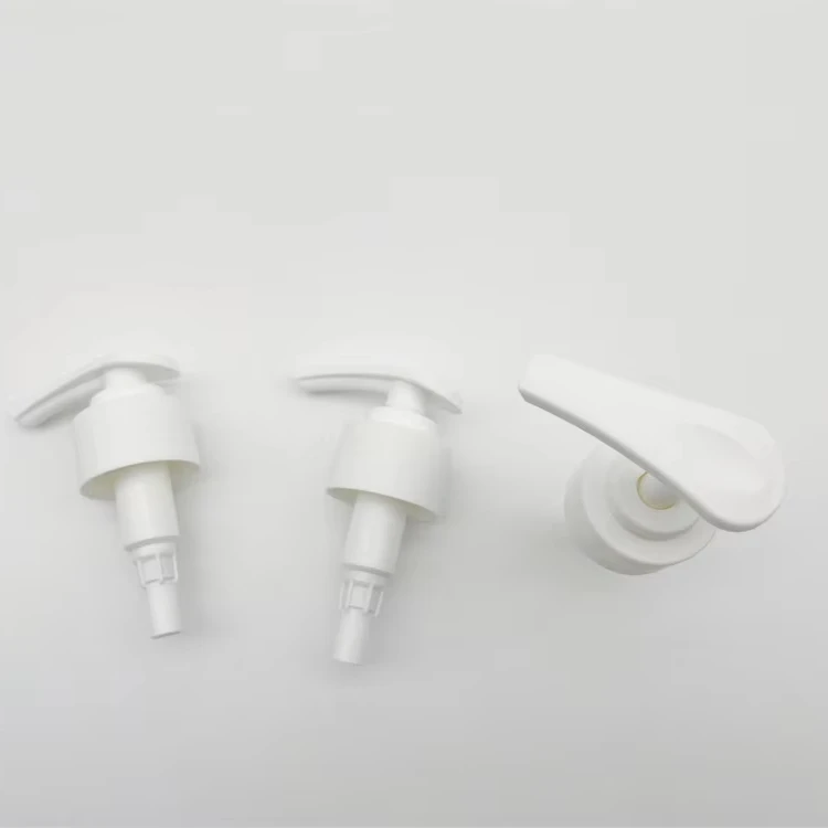 White plastic screw lotion pump 28/410