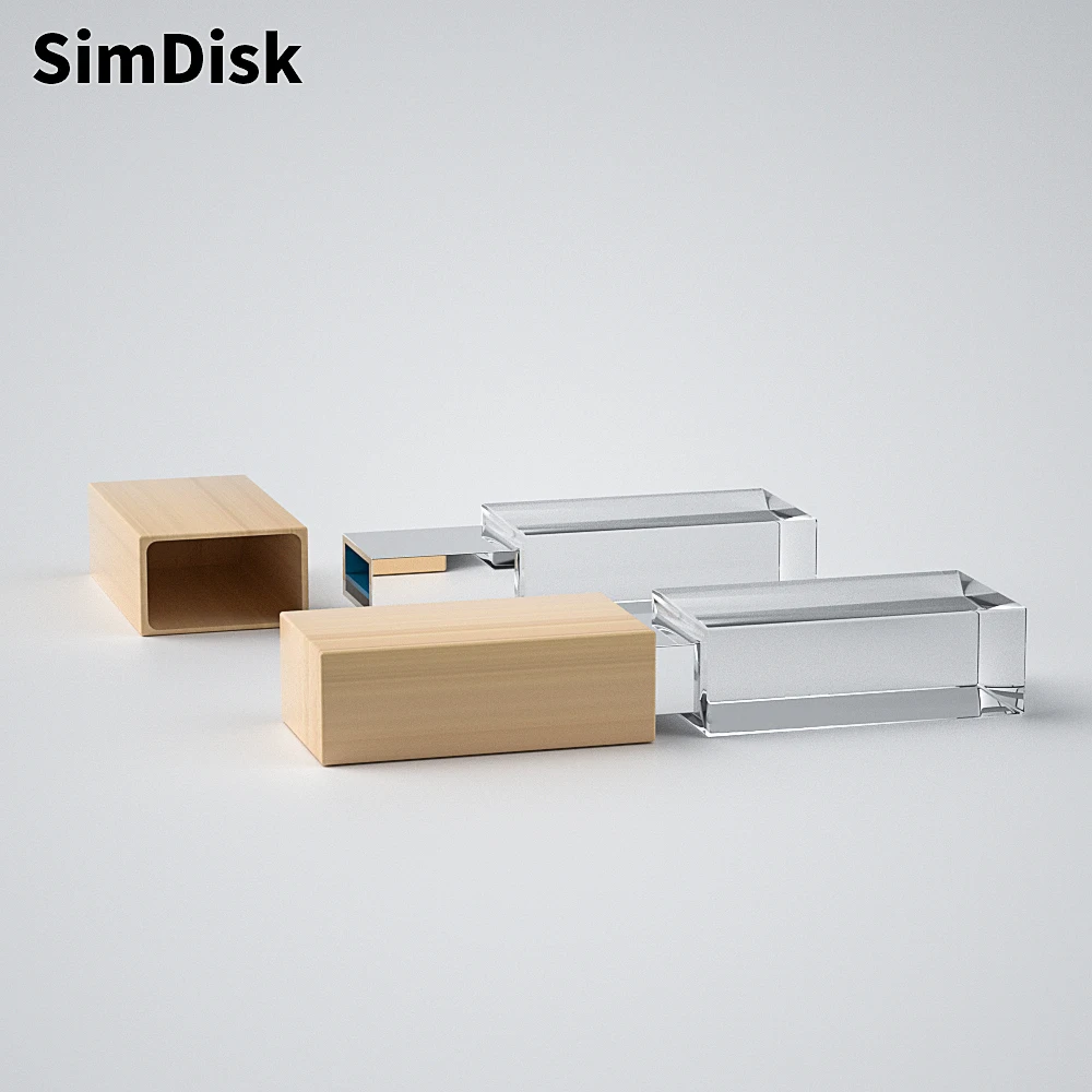 SimDisk 16GB 32GB 64GB 128GB Factory Direct sale Wedding gift USB Wood Grain Flash Drive Fashion Memory card USB3.0 Flash Drive
