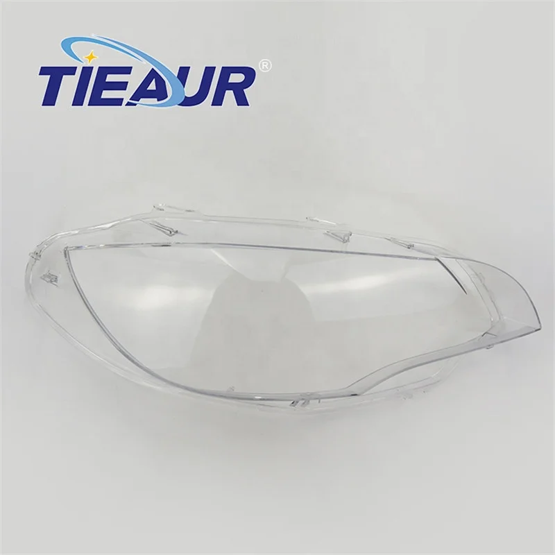 Auto Parts Transparent Headlamp Glass Headlight Lens Cover for X6/E71 06-14 Year