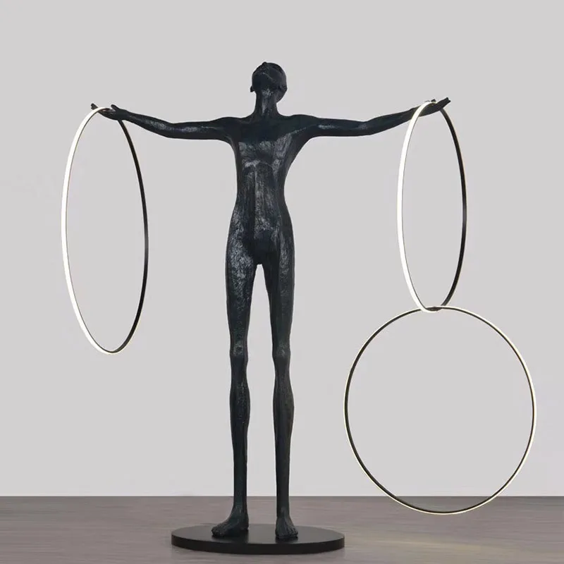 African Black Man Statue /Marble Bust Sculpture Laser tec 30 Rapid Prototyping high quality DNA wicker shape floor lamp