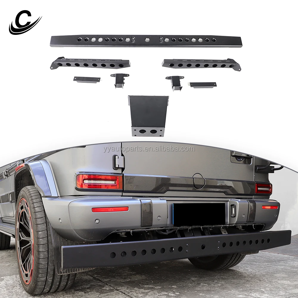 G Class W463a W464 4x4 Rear Guard for G63 G500 Car Rear Bumper Protector Guard 2019+