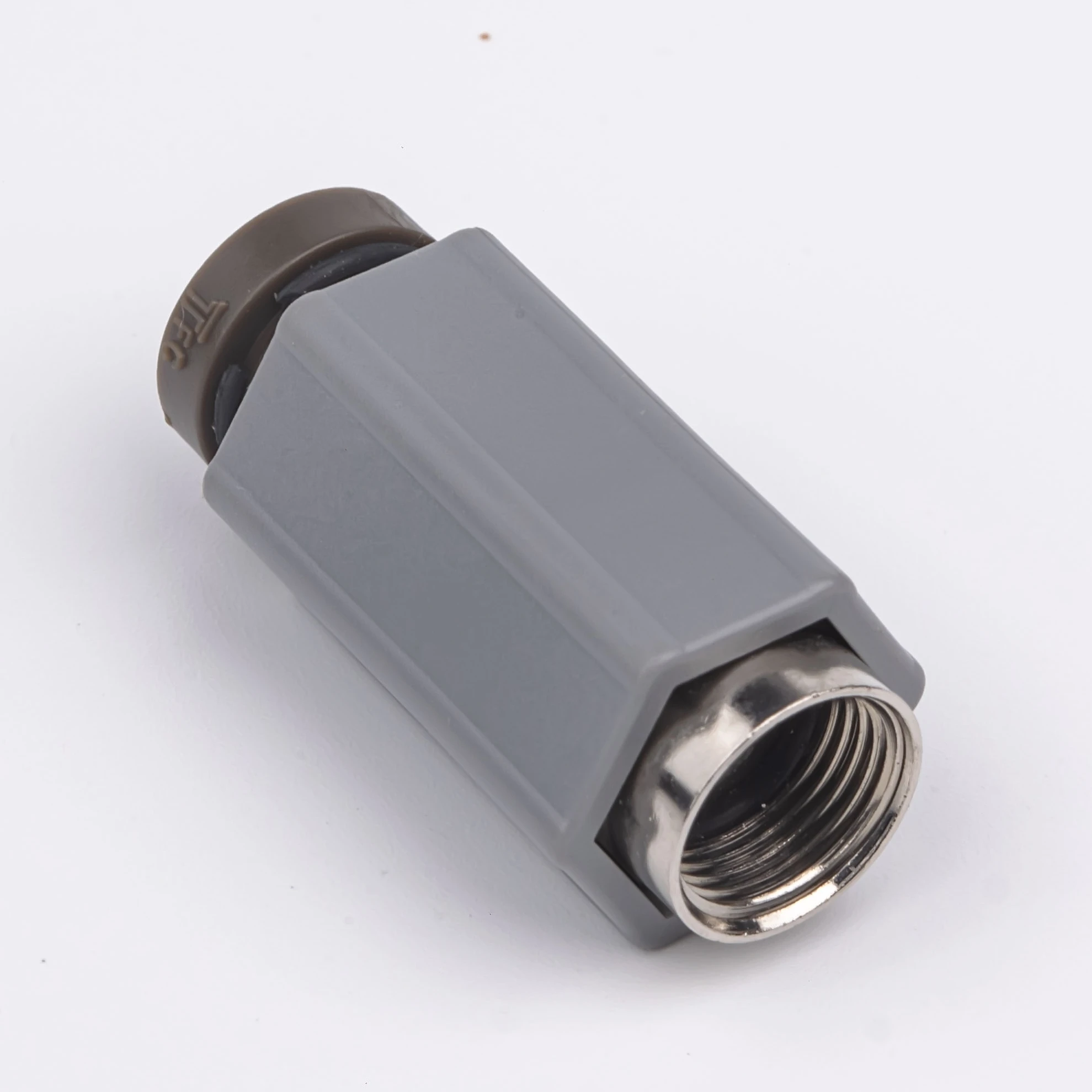 Manufacturer male plug F type plated nickel straight for cable harness RF coaxial F connector