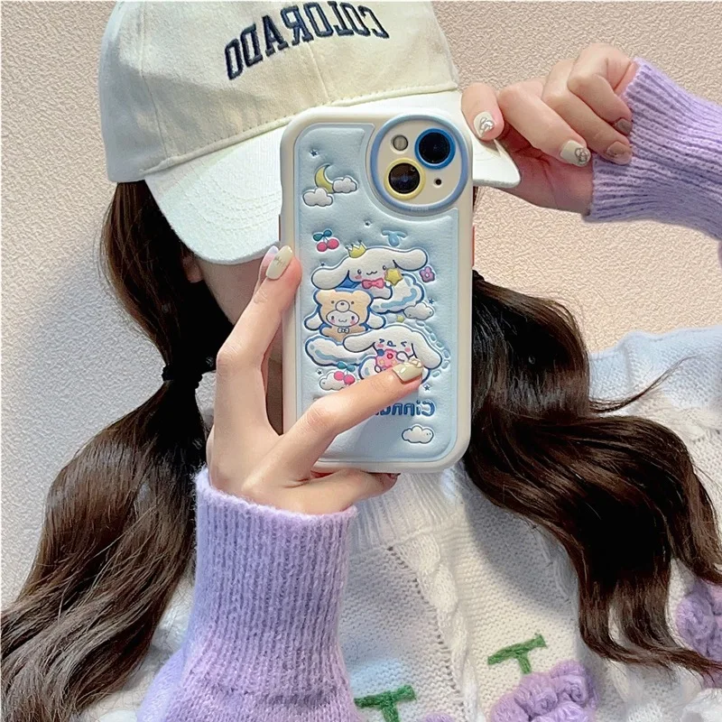 Sanrioed hot selling Japanese design cute cartoon phone cases my melody pochacco Kuromi clear tpu mobile phone case  YY218