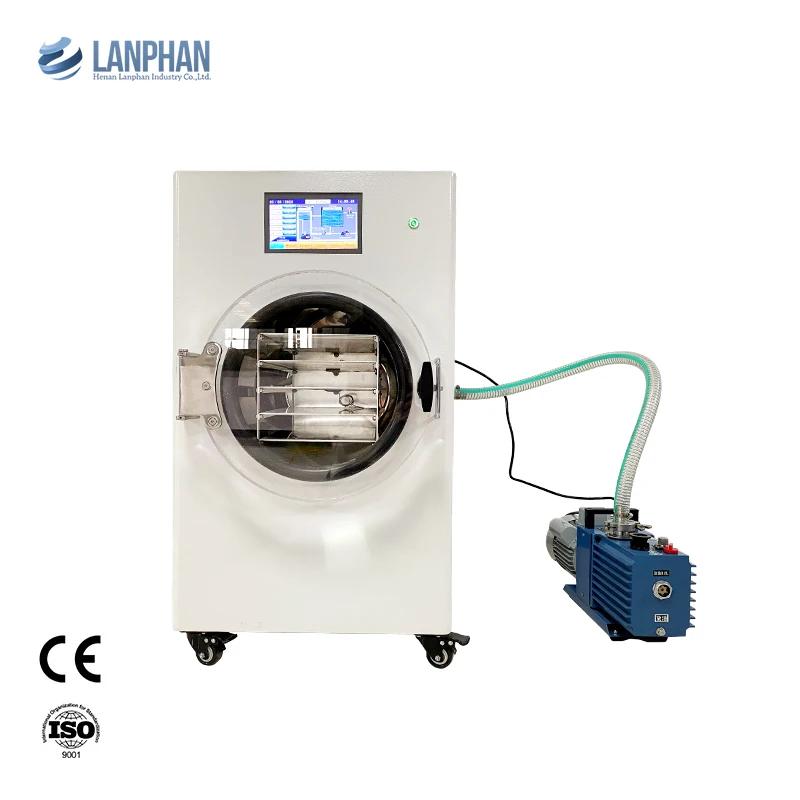 commercial vegetable small mini size freeze dryer trays black medium 4 vacuum freezing drying for lab home use