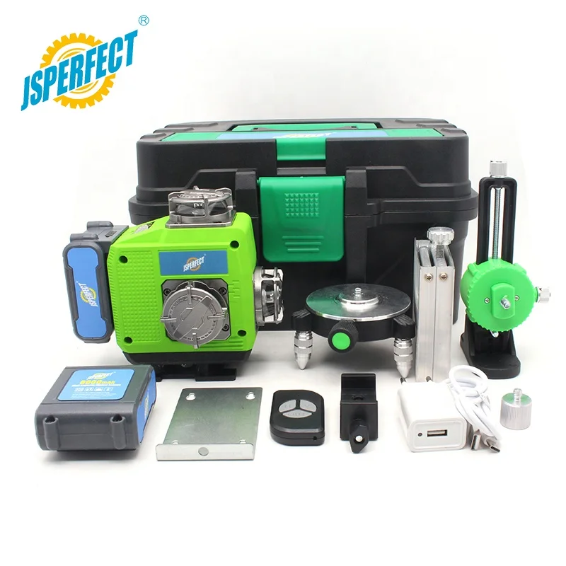 JSPERFECT NEW nivel laser 360 for decoration use high capacity battery