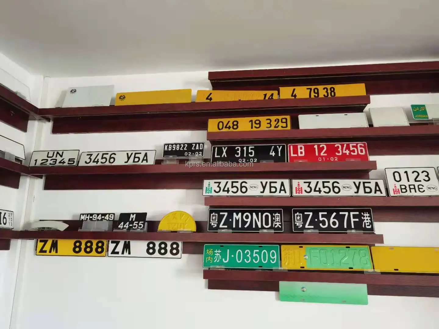 Hot stamping foil for license plate hot stamping machine