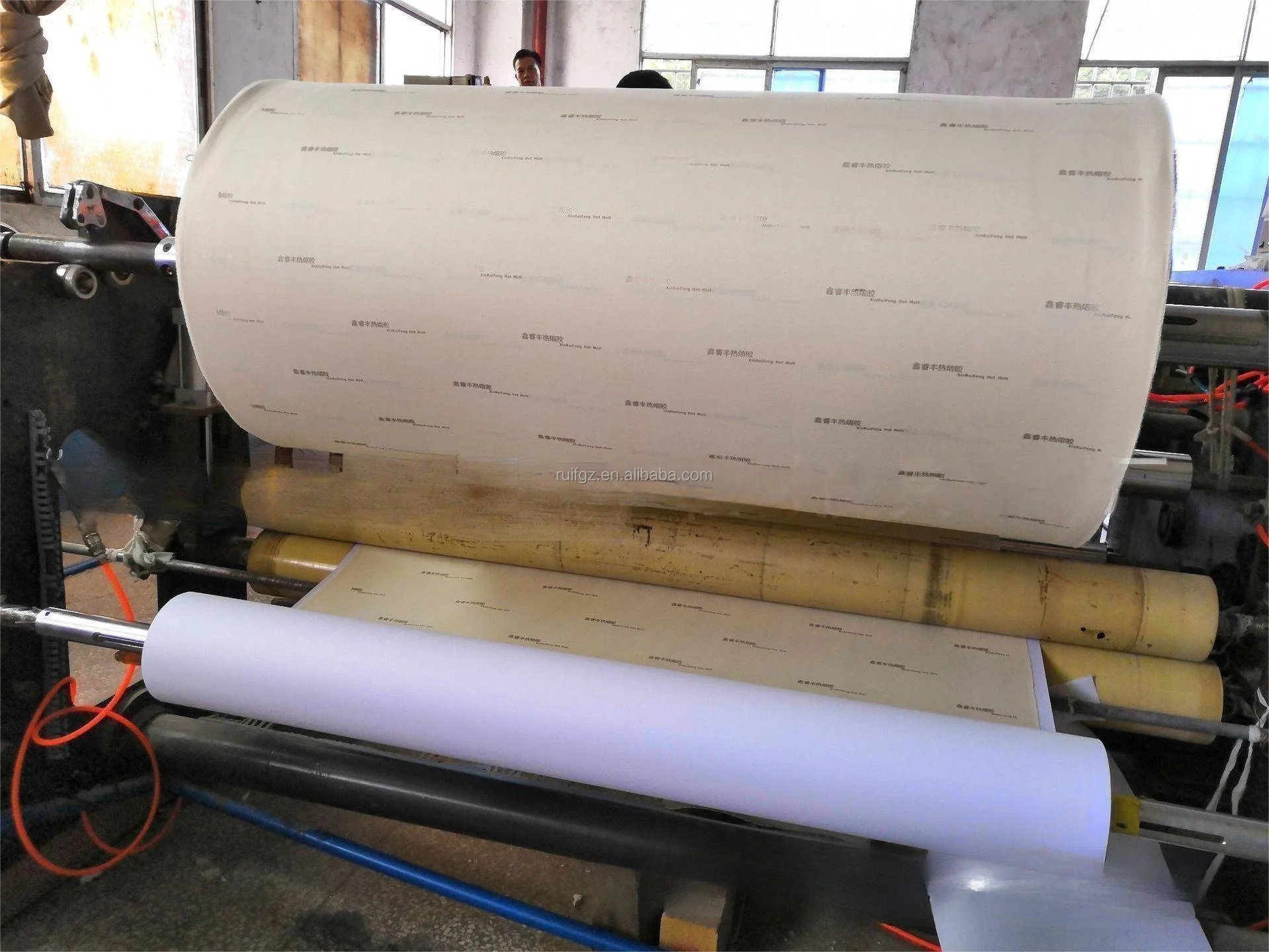 Thermo Adhesive Cotton Fabric For Shoe Upper Ueinforcing  Hot Melt Coated Cotton Lining  For Reinforce Vamp