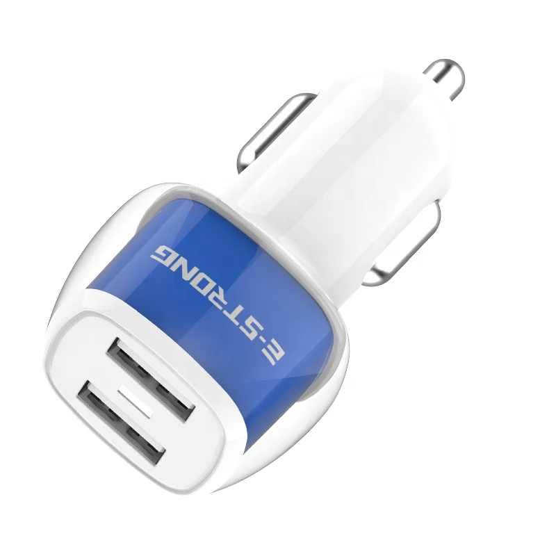 Factory Supply universal dual 2 port usb car charger QC3.0 12-24V Quick Usb Car Charger for iphone