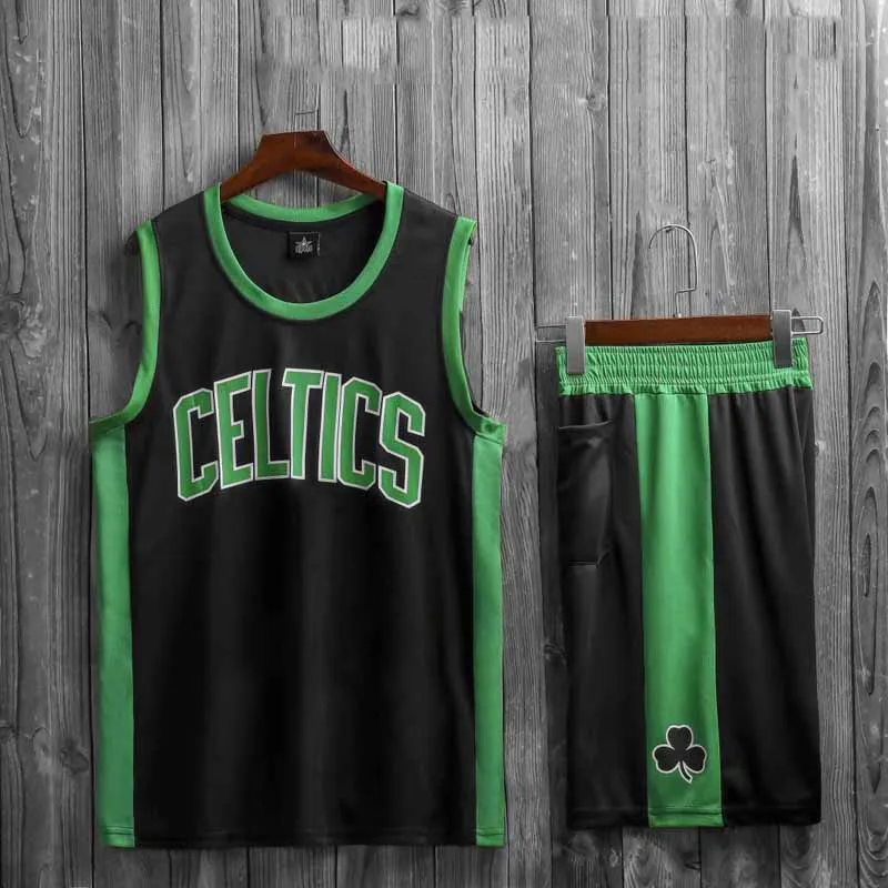 Basketball Men  Team Name  number Gym Clothes Raining Wear T-shirts Custom Sports Jersey Set