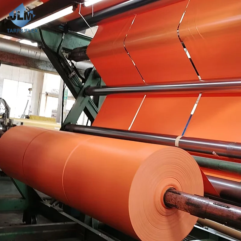 PVC tarpaulin 500gsm to 900gsm for push-up tarps, sunshade, flame retardant, heat and cold resistant, heat insulating