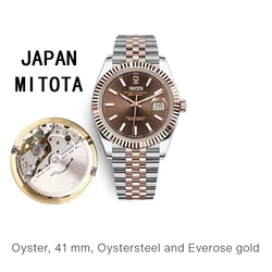 AAAA 41mm Mens Automatic Watch Movement Sapphire Luminous dat Calendar luxury Mechanical Wristwatch Men Japan Mitota Movement